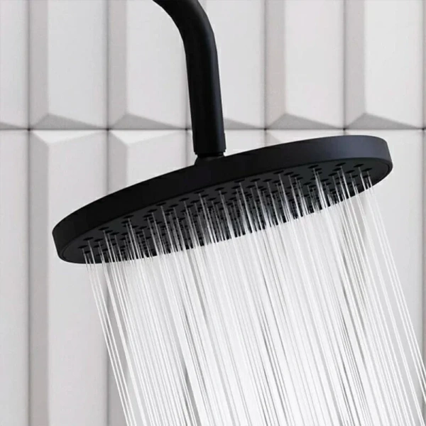 Душевая стойка Damixa Apollo черная 947760300 (детальная фотография), с термостатом