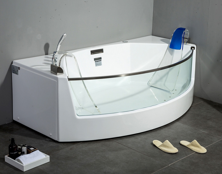 Акриловая ванна Gemy G9079 200х105 см (детальная фотография), асимметричные