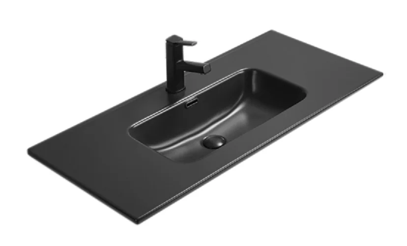 Раковина GID Integrado Bm9010s 102 см черная 72207 (детальная фотография)