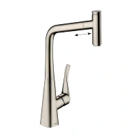 Смеситель для кухни Hansgrohe Metris Select сталь