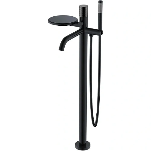Смеситель для ванны Boheme Stick черный матовый - фото 2