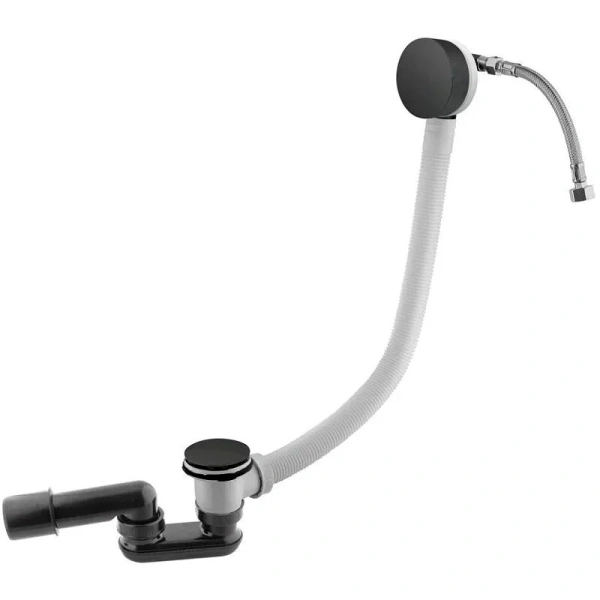 Слив-перелив Cezares черный матовый  CZR-B-STW-NOP (детальная фотография)