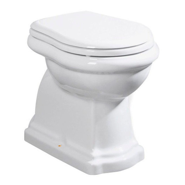 Унитаз напольный Kerasan Retro слив в стену, белый 101101 (детальная фотография)