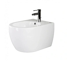 Биде подвесное Ceramica Nova Play CN3002 с донным клапаном