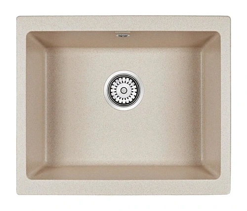 Мойка для кухни Paulmark Gera 55 см бежевая - фото 4