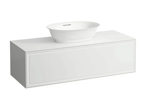 Тумба под раковину подвесная Laufen The New Classic 120 см белый глянец - фото 1