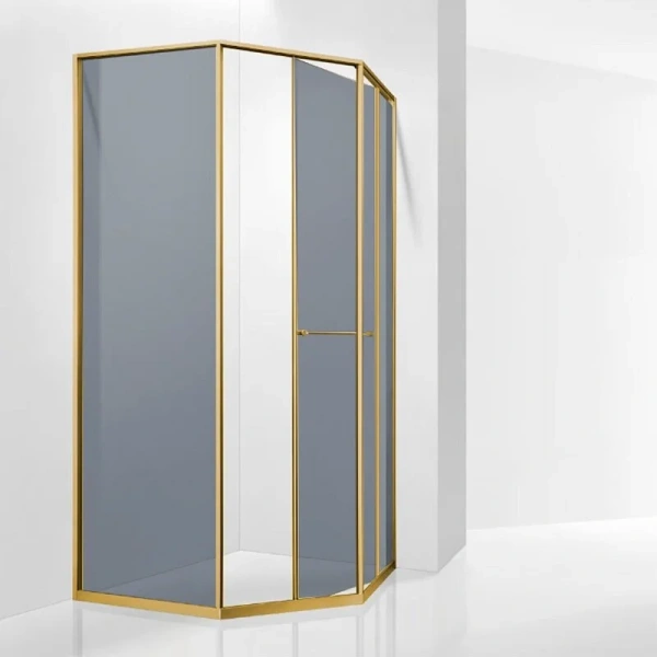 Душевой уголок RGW Stilvoll SV-82Gb L 90x90 см стекло тонированное, левый 33328299-36L (детальная фотография), стеклянные, угловые, без поддона