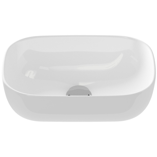 Раковина Cersanit Moduo 50 см белая 63570 (детальная фотография), накладные (на столешницу)