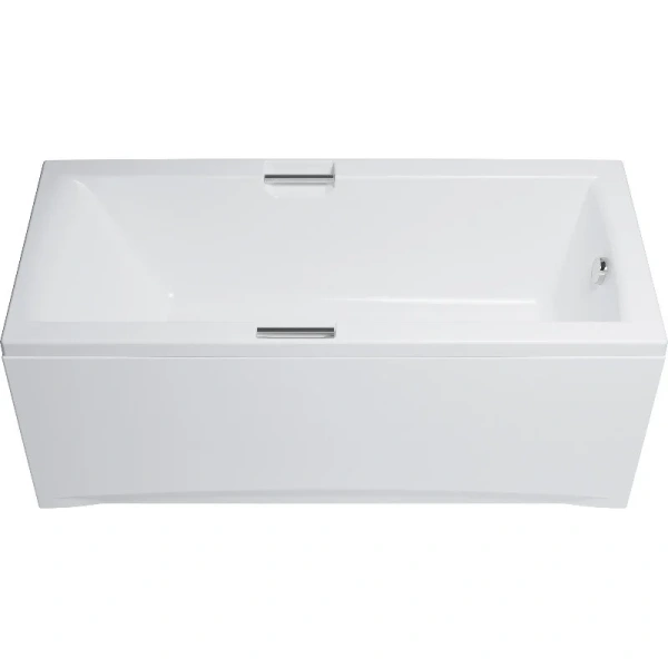 Ванна акриловая Diwo Дмитров 170 x 75 см, с каркасом, с ручками, цвет белый, Щ0000055171/Щ0000055305 (детальная фотография), белые