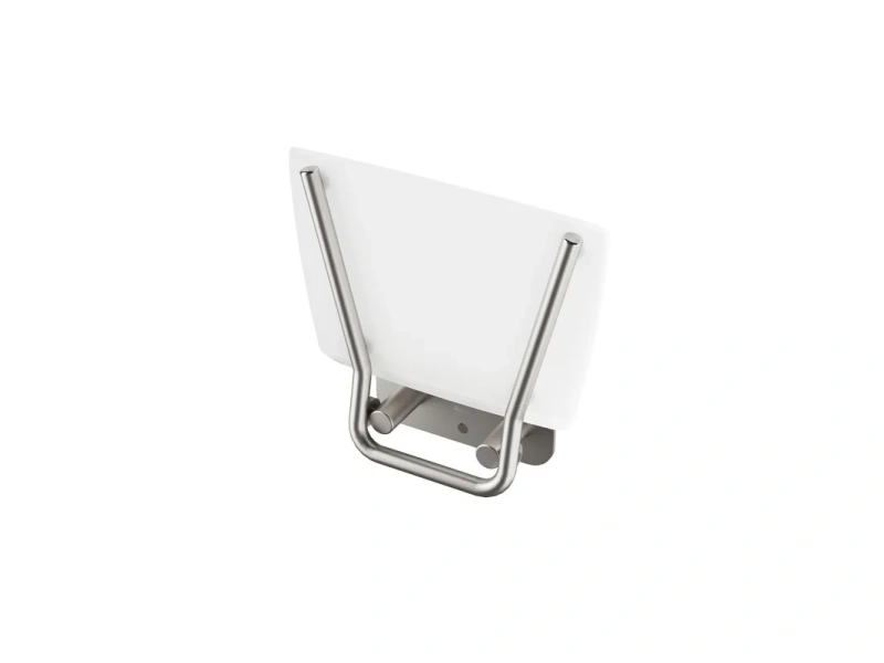 Сиденье для душа Ravak OVO белое/нержавеющая сталь B8F0000052 (детальная фотография) index_2