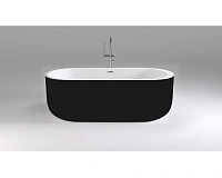 Ванна акриловая Black&White Swan 170x80 см черная