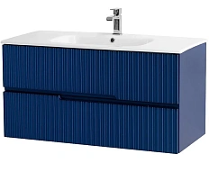 Тумба под раковину подвесная Cezares Duet 100 см sapfiro