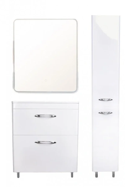 Тумба под раковину напольная Style Line Каре 70 см белая СС-00002266 (детальная фотография), белая