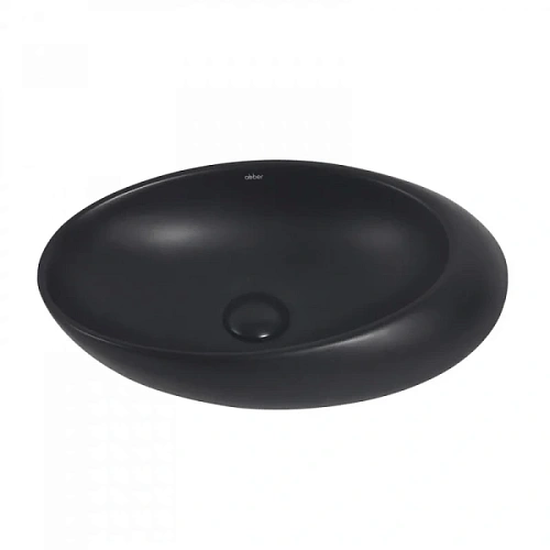 Раковина Abber Bequem 49 см черная матовая - фото 3