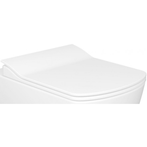 Крышка-сидение с микролифтом Creavit Elegant белая KC1103.01.0000E (детальная фотография), с микролифтом