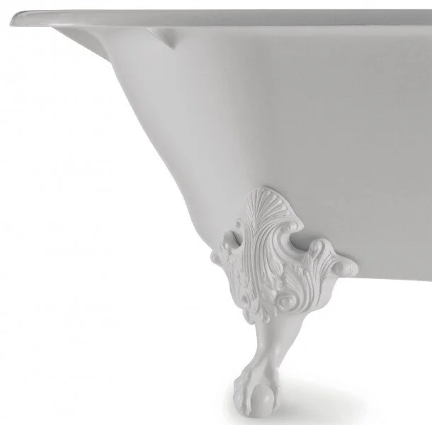 Ванна чугунная Jacob Delafon Cleo 175х80 см окрашенная в белый цвет E2901N-00 (детальная фотография), овальные