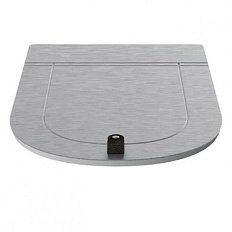 Крышка-сидение с микролифтом Artceram The One нержавейка