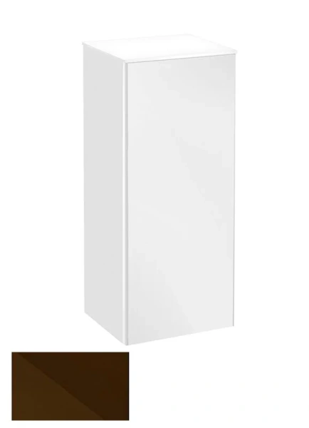 Шкафчик, петли слева, корпус:мокка, фасад:стекло, мокка Keuco Royal Reflex 34020 120001 (детальная фотография)