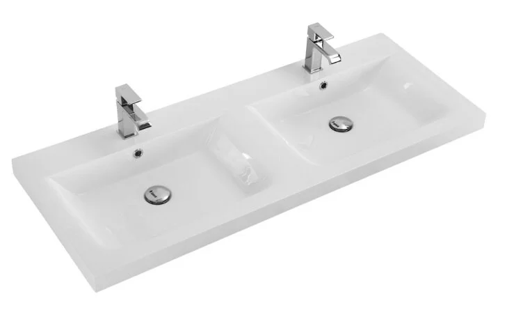 Раковина мебельная Cezares 120 см с двумя чашами CZR-1200/480-2-LV-MR-ECO (детальная фотография) index_1