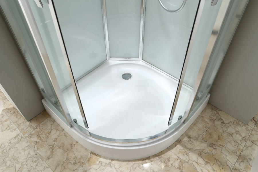 Душевая кабина Black&White Galaxy G5501 100x100 см профиль хром 5501100 (детальная фотография), 100х100