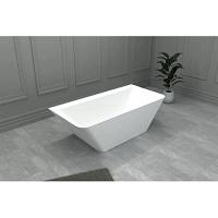 Ванна из искусственного камня Abber Stein 180x85 см белая матовая