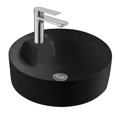 Раковина Акватек Европа 40.5 см черная матовая - фото 1