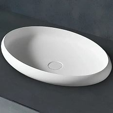 Раковина Abber Stein 60 см белая матовая