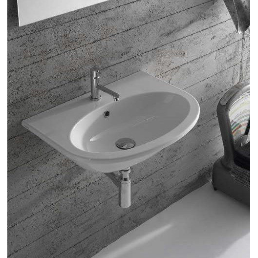 Раковина Globo 4all MD070 MD070.BI (детальная фотография), белые