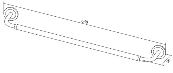Полотенцедержатель AM.PM Serenity A40346400 (детальная фотография), современные, hi-tech