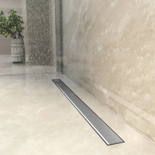 Душевой лоток Berges Optim Line 80 см хром глянец 090508 (детальная фотография), душевой лоток