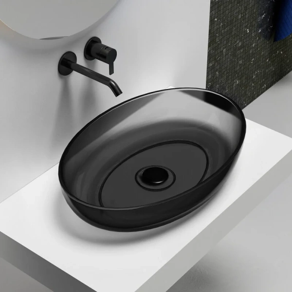 Раковина Abber Kristall AT2801 60 см накладная (детальная фотография)