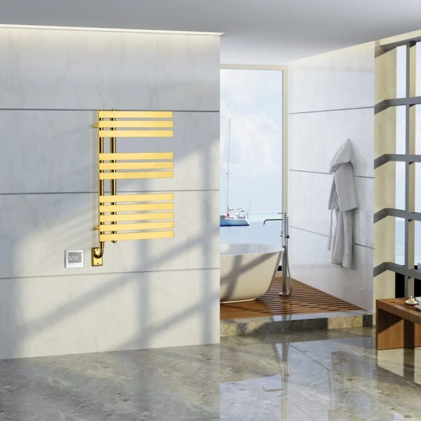 Полотенцесушитель электрический Boheme Venturo 50x80 см золото 721-G (детальная фотография), золото