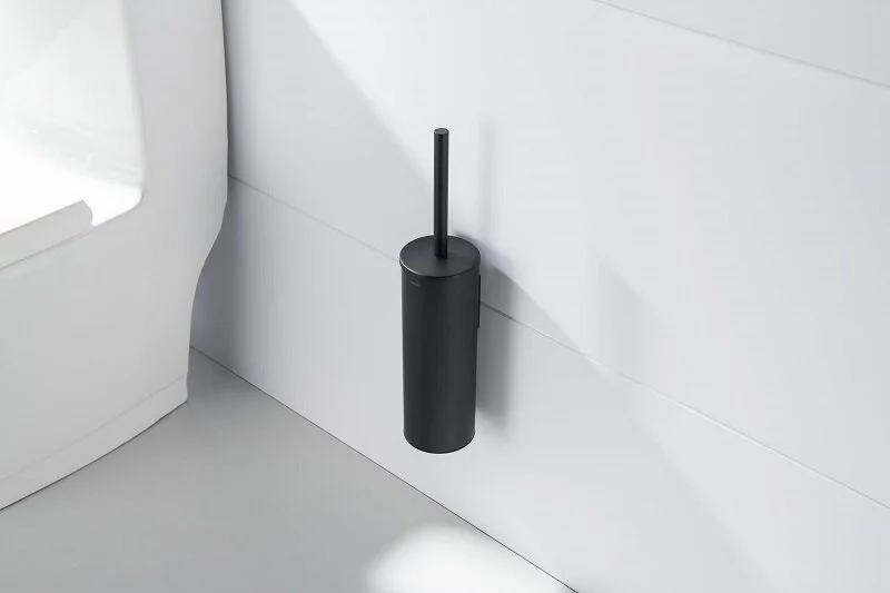 Ершик Акватек Европа черный матовый AQ4611MB (детальная фотография), настенные