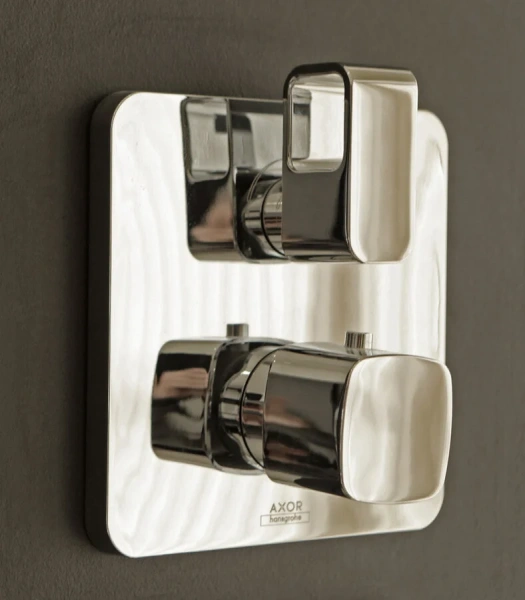 Смеситель для душа термостатический Axor Urquiola 11733000 (детальная фотография), прямоугольная форма