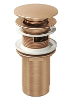 Донный клапан Ravak розовое золото