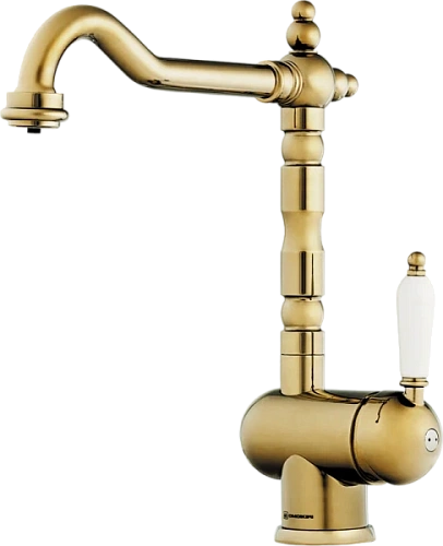 Смеситель для кухни Omoikiri Kyoto 2 Plus-G золото - фото 1