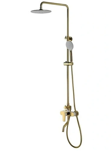 Душевая стойка IDDIS Cloud золото/белый - фото 2