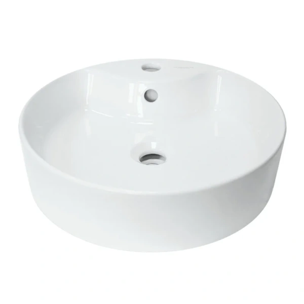 Раковина Sanita Luxe Best 43 см белая WB.CT/Best/43-C.Shelf/WHT.G/S1 (детальная фотография)