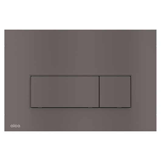 Клавиша смыва Alcaplast сталь оружейная M57-GM-M (детальная фотография)