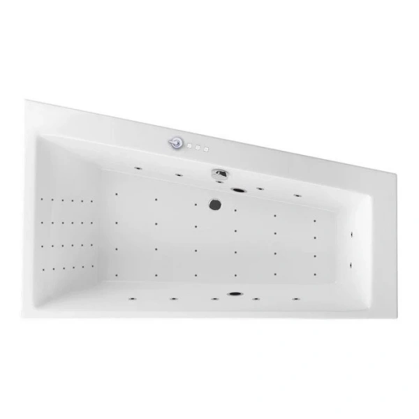 Ванна гидромассажная Excellent Sfera Slim Nano 170 x 100 см, правая, белый/хром, WAEX.SFP17S.NANO.CR (детальная фотография)