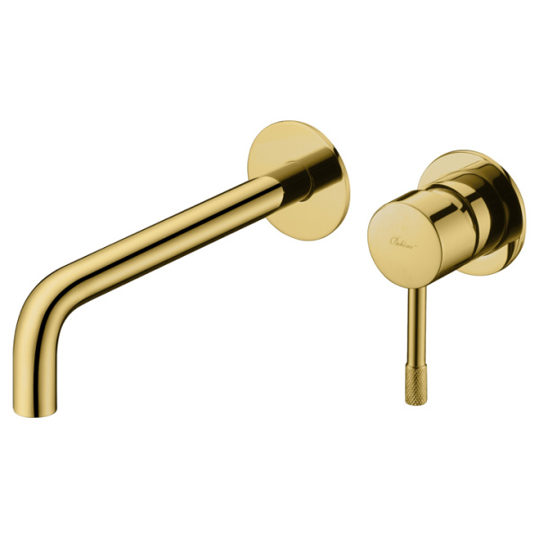 Смеситель для раковины Boheme Uno с внутренней частью золото 465-G (детальная фотография)