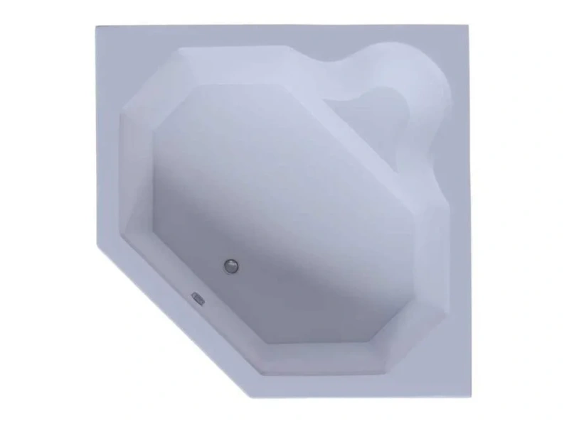Ванна акриловая Акватек Лира 148х148 см без фронтального экрана LIR150-0000011 (детальная фотография)