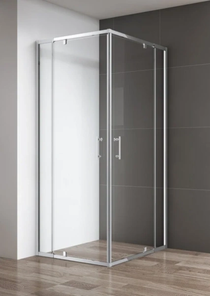 Душевой уголок Cezares Variante 100х100 см профиль хром VARIANTE-A/AH-2-90/100-C-Cr (детальная фотография)