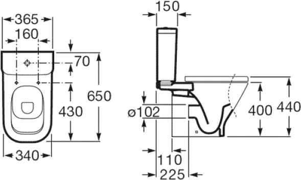 Бачок для унитаза Roca The Gap 2 режима 34147000Y (детальная фотография), в наличии index_1