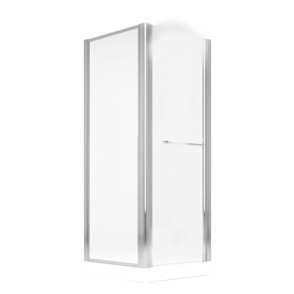 Душевой уголок Migliore Diadema 90х90 см профиль хром стекло матовое 22673 (детальная фотография)