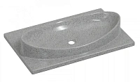 Раковина СанТа Вега 70 см серая