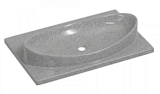 Раковина СанТа Вега 70 см серая