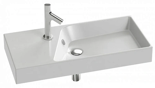 Раковина Jacob Delafon Rythmik 80 см белая - фото 2