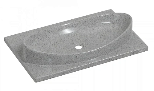 Раковина СанТа Вега 70 см серая - фото 3