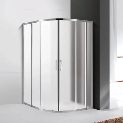 Душевой уголок Cezares Molveno 110х100 см стекло рифленое - фото 2